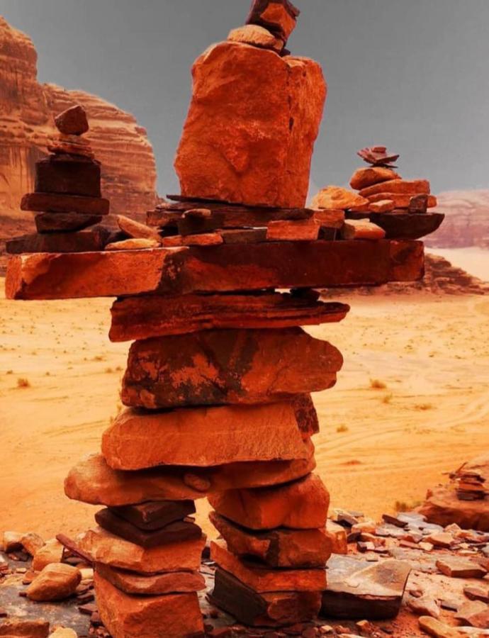 Moon City With Jeep Trips Wadi Rum Eksteriør bilde